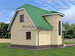 Проект  Площадь: 74, Размер: 8х8