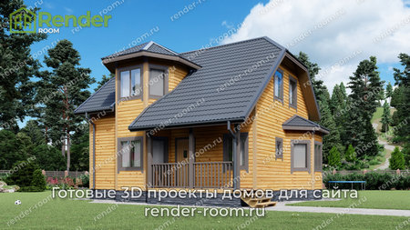 Проект П-193 Площадь: 124, Размер: 8х10