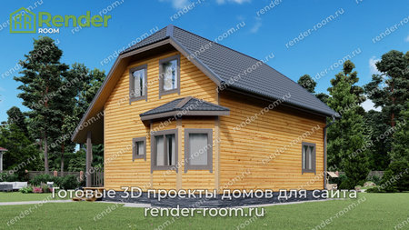 Проект П-193 Площадь: 124, Размер: 8х10