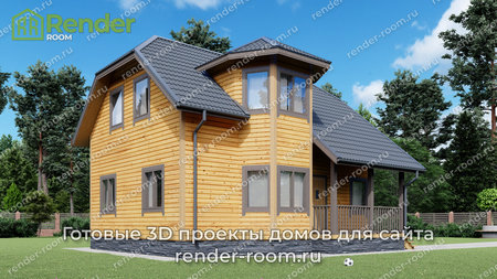 Проект П-193 Площадь: 124, Размер: 8х10