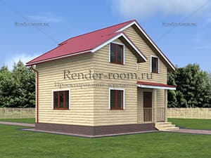 Проект  Площадь: 90, Размер: 7х9