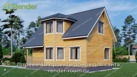 Проект  Площадь: 106, Размер: 8х9