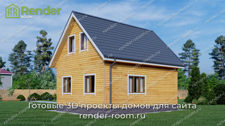 Проект П-201 Площадь: 74, Размер: 6х8