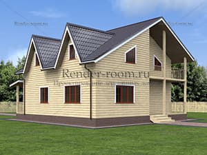 Проект  Площадь: 151, Размер: 9х10