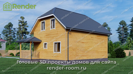 Проект  Площадь: 108, Размер: 8х9