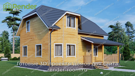 Проект  Площадь: 108, Размер: 8х9