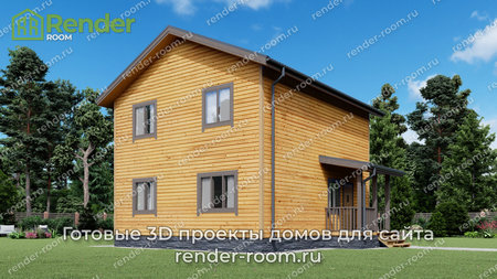 Проект  Площадь: 128, Размер: 8х9