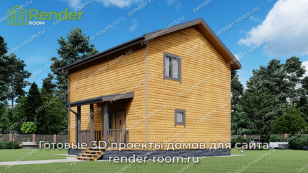 Проект  Площадь: 128, Размер: 8х9