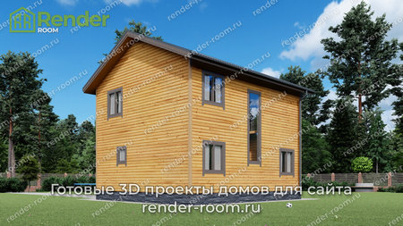 Проект  Площадь: 128, Размер: 8х9