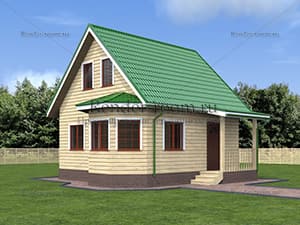 Проект  Площадь: 59, Размер: 6х7