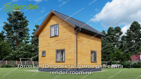 Проект  Площадь: 62,12, Размер: 6х8