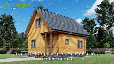 Проект  Площадь: 76, Размер: 6х8