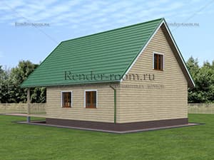 Проект  Площадь: 136, Размер: 8х8