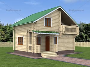 Проект  Площадь: 65, Размер: 6х8