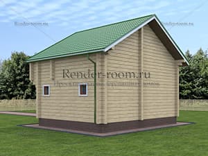 Проект  Площадь: 65, Размер: 6х8