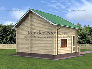 Проект  Площадь: 65, Размер: 6х8