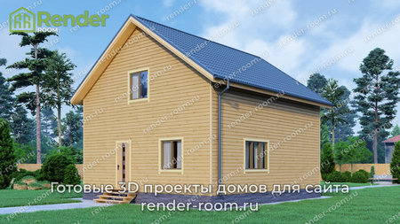 Проект  Площадь: 135, Размер: 8х9