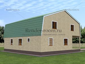 Проект  Площадь: 206, Размер: 11х12