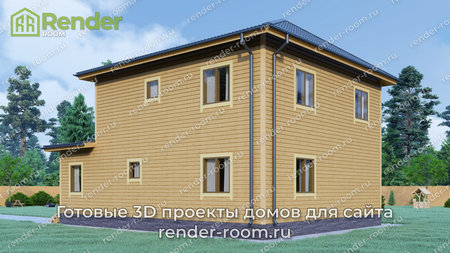 Проект  Площадь: 177, Размер: 9х12