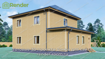 Проект  Площадь: 177, Размер: 9х12