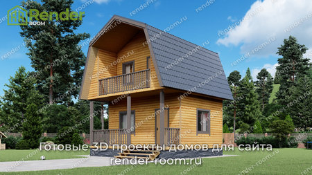 Проект П-23 Площадь: 39,71, Размер: 6х6