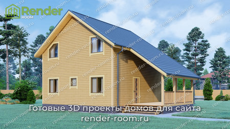 Проект  Площадь: 116, Размер: 8х8