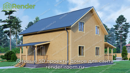 Проект  Площадь: 144, Размер: 8х10