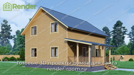 Проект  Площадь: 144, Размер: 8х10