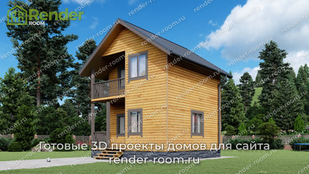 Проект  Площадь: 53, Размер: 6х6