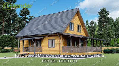 Проект  Площадь: 136, Размер: 8х10