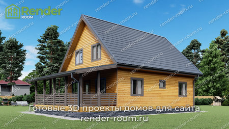 Проект  Площадь: 136, Размер: 8х10