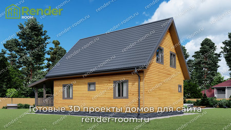 Проект  Площадь: 136, Размер: 8х10