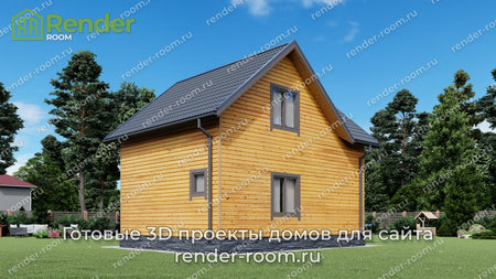 Проект  Площадь: 70,65, Размер: 6х8