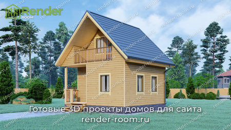 Проект  Площадь: 46, Размер: 6х6