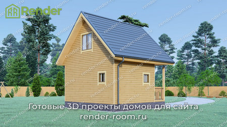 Проект  Площадь: 46, Размер: 6х6