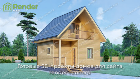 Проект  Площадь: 46, Размер: 6х6