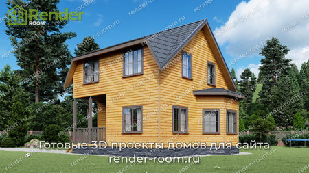 Проект  Площадь: 91,68, Размер: 8х8