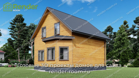 Проект  Площадь: 91,68, Размер: 8х8