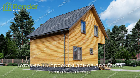 Проект  Площадь: 91,68, Размер: 8х8