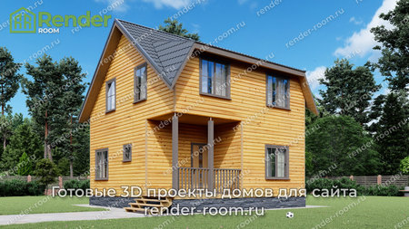 Проект  Площадь: 91,68, Размер: 8х8