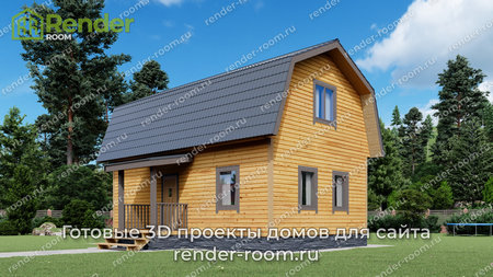 Проект  Площадь: 93, Размер: 6х9