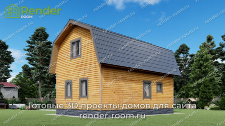 Проект  Площадь: 93, Размер: 6х9