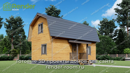 Проект  Площадь: 93, Размер: 6х9