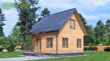 Проект  Площадь: 57, Размер: 6х6