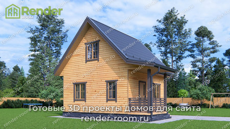 Проект  Площадь: 57, Размер: 6х6