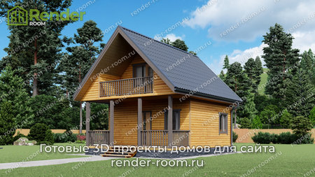 Проект  Площадь: 54, Размер: 6х8