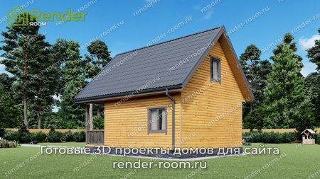 Проект  Площадь: 54, Размер: 6х8