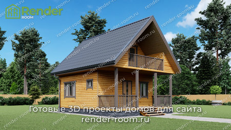 Проект  Площадь: 54, Размер: 6х8