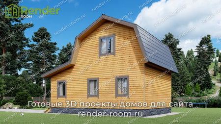 Проект  Площадь: 73, Размер: 6х9