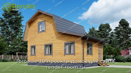 Проект  Площадь: 73, Размер: 6х9